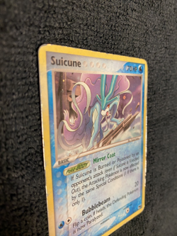 Pokemon Suicune 004/017 POP Series 2 RARE Holo Vintage EX Era Card HP Heavy Play - Image 4