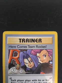 NEAR MINT / LP Pokemon Team Rocket Here Comes Team Rocket! 71/82 Non-Holo Card - Image 2