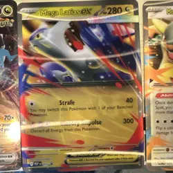 Nintendo Pokemon TCG 8-Card Holo Lot Lugia ex Raging Bolt ex Mega EXs Jumbo - Image 4