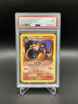 2000 Pokemon Rocket Dark Charizard 1st Edition PSA 9 Vintage -New Cert- - Image 1
