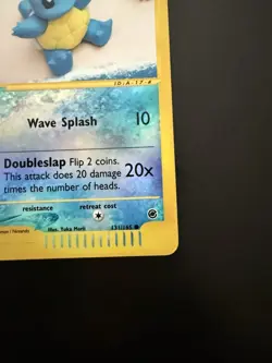 Squirtle 131/165 Expedition Reverse Holo Card 2002 Pokemon TCG - Image 3