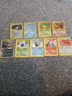 9 Card Bundle, Porygon2, Seadra, Victreebell, Charizard, Slowking Etc Pokemon - Image 1