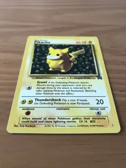 1 | Pikachu | WOTC Black Star Promo | Pokemon Card | Lightly Played/Good - Image 2