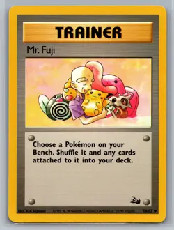 Mr. Fuji Fossil #58/62 Uncommon Pokemon Card - Image 1