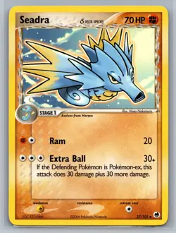 Seadra Dragon Frontiers #37/101 Uncommon (Delta Species) Pokemon Card - Image 1