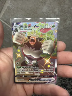 Rillaboom VMAX SV106/SV122 Pokemon Shining Fates: Shiny Vault Holofoil Card - Image 1