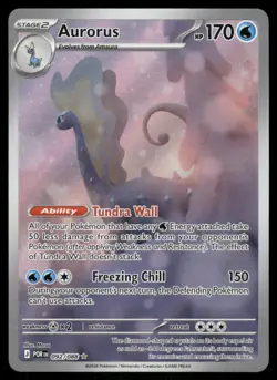 Pokemon Cards Aurorus 092/088 Perfect Order Holo Illustration Rare NM *1 - Image 1