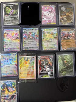 Pokemon Card Lot 12 Cards Mega Diancie ex 282/217 Espeon Ex Glaceon Ex Leafeon - Image 1