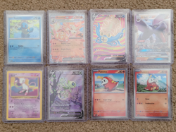 Pokemon TCG 8 Card Lot Promo Squirtle WotC Mew Celebi V Holo Fuecoco Mixed - Image 1