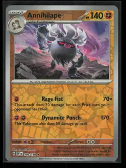 Annihilape 109/198 Pokemon Scarlet & Violet Rare Near Mint Reverse Holo Card - Image 1