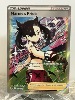 Marnie's Pride Full Art Trainer Ultra Rare Brilliant Stars 171/172 Pokemon Card - Image 1