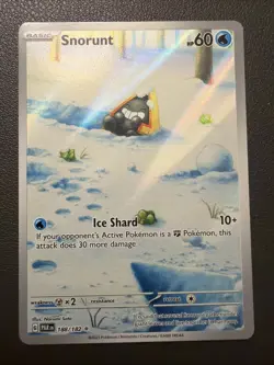 Snorunt 188/182 Paradox Rift Illustration Rare Card Near Mint Condition - Image 1