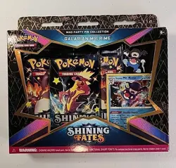Pokemon Shining Fates Galarian Mr. Mime Mad Party Pin Collection Box Sealed New 820650808685 - Image 1
