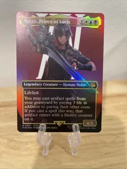 MTG Noctis, Prince of Lucis Borderless FOIL #0401 Final Fantasy Rare NM/M - Image 1