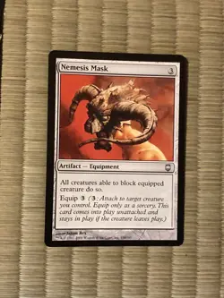 Nemesis Mask Darksteel Regular NM - Image 1