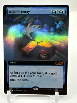 Foil Discontinuity (EXTENDED ART) Core Set 2021 M21 English **US SHIP** - Image 1