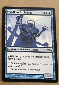 Vedalken Archmage - Mirrodin - MTG - Magic the Gathering - Image 1