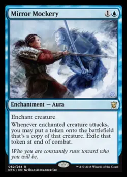x1 Mirror Mockery - Foil R MTG Dragons of Tarkir M/NM, English - Image 1