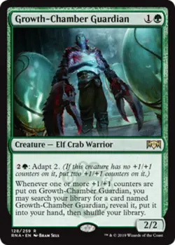 [4x] Growth-Chamber Guardian Near Mint, English Ravnica Allegiance MTG Magic - Image 1