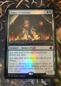 Augur of Autumn - LP - Foil - Innistrad: Midnight Hunt - 168 - MTG - Image 1