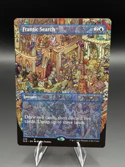 Wizards of the Coast Frantic Search Secret Lair Drop Rare English 2021 #228 - Image 1