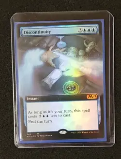 MTG Discontinuity - Extended Art - Core Set 2021 - #349 Mythic NM/Never Played - Image 4