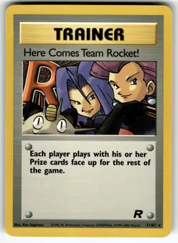 Here Comes Team Rocket! (71) 71/82 Team Rocket LP Pokemon Card TCG - Image 1