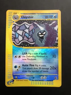 Pokemon - Cloyster - Holo Reverse - Expedition - English - Near Mint - 42/165 - Image 2