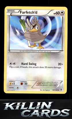 Farfetch'd 107/149 Pokemon Uncommon Boundaries Crossed Card NM - Image 1