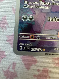 Pokemon TCG Gastly 177/162 SV05 Temporal Forces Holo IR Basic 60 HP EN - Image 4