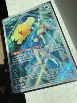 Pokemon TCG Misty's Psyduck 193/182 Full Art Holo Illustration Rare HP 70 - Image 1