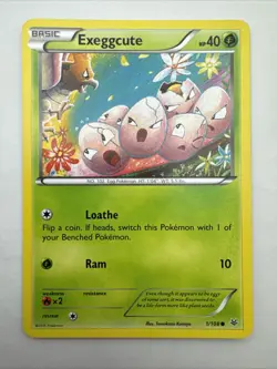 Pokemon - Exeggcute 1/108 - XY Roaring Skies - Tomokazu Komiya - Near Mint - Image 1