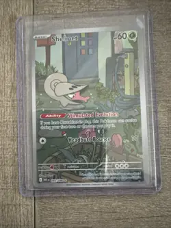 TCG Pokemon English Illustration Rare Shelmet 093/086 Sv: White Flare Holo - Image 1