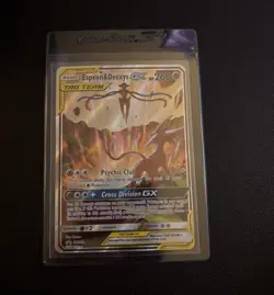 Espeon & Deoxys GX SM240 TAG TEAM Promo Holo 260 HP Pokemon TCG English - Image 1