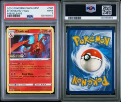 Pokemon 2020 Charizard SWSH066 Holo Prerelease Promo Vivid Voltage PSA 9 - Image 3