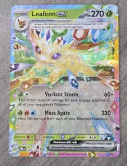 Leafeon ex 006/131 - S&V: Prismatic Evolutions Double Rare - Pokemon TCG (NM) - Image 1