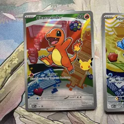 Pokemon First Partner Illustration Collection Series 1 Kanto Gen 1 Starters Set - Image 2