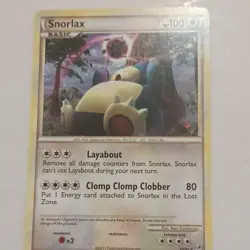 The Pokemon Company Snorlax 33/95 Call of Legends Rare Regular Basic 100 HP Eng - Image 1