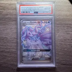 PSA 10 Gem Mint - Ninetales GX SV53/SV94 - Hidden Fates Full Art Pokemon - Image 1