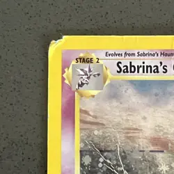 Pokemon Sabrina's Gengar 14/132 Gym Challenge Holo Rare 80 HP English 2000 - Image 3