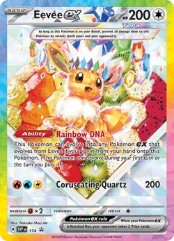 1x Eevee ex - SVP174 - SVP Black Star Promos NM-Mint Pokemon SV Black Star Promo - Image 1