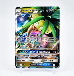 Alolan Exeggutor GX - 74/111 Crimson Invasion Ultra Rare Pokemon - NM/MINT - Image 1