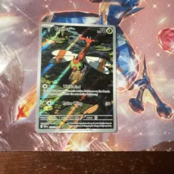 Yanma 183/182 IR SV10 Pokemon TCG Destined Rivals Illustration Rare Holo NM - Image 1