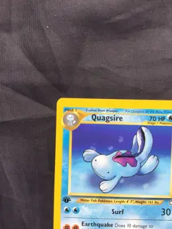 Pokemon Cards: Neo Genesis 1st Edition Uncommon: Quagsire 45/111 - Image 2