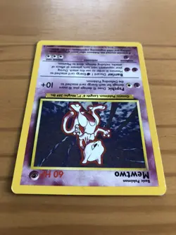 Pokemon - Mewtwo - Holo - Base Set Unlimited - Heavy Play/Moderate Play - Image 3