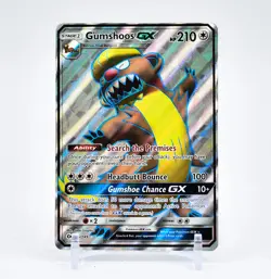 Gumshoos GX - 145/149 Sun & Moon FULL ART Pokemon - NM/MINT - Image 1