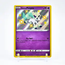 Galarian Ponyta - SV047/SV122 Shining Fates SHINY Holo Rare Pokemon - NM/MINT - Image 1
