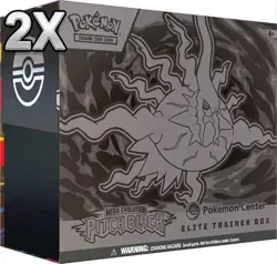 2X PREORDER - Pitch Black Elite Trainer Box ETB Pokemon Center 🖤 - Image 1