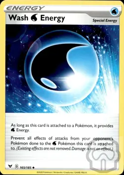 Wash Water Energy 165/185 UC Vivid Voltage Pokemon NM/M - Image 3
