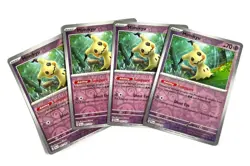 Mimikyu Reverse Holo 097/193 x4 4x Pokemon Cards 2023 Paldea Evolved Playset - Image 1